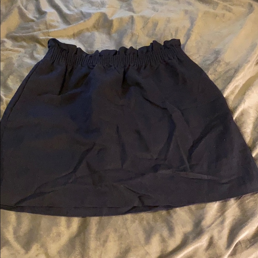 Navy blue j crew skirt